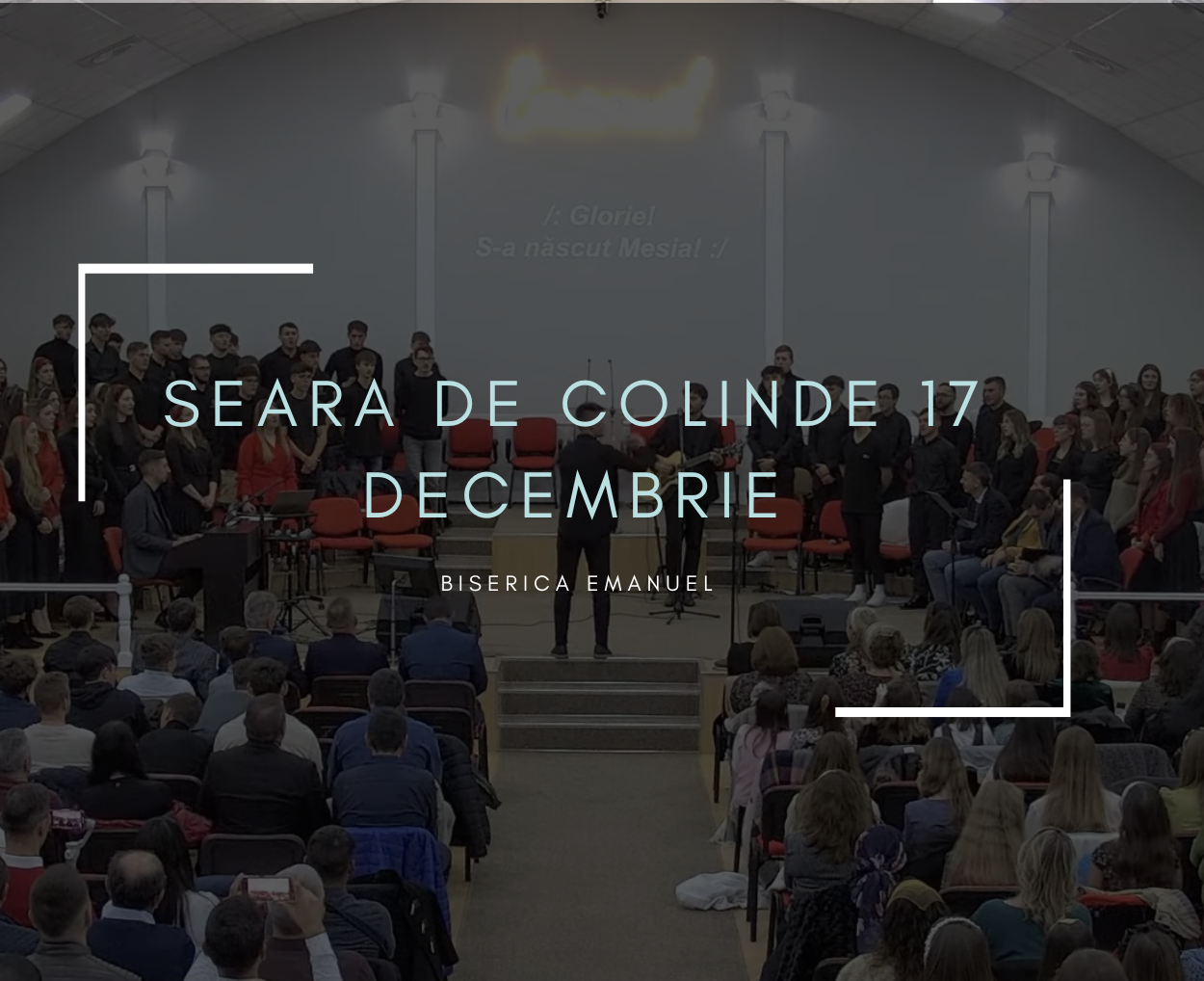 Seara de Colinde 17 Decembrie